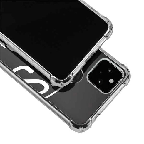 NBA Brooklyn Nets Large Logo Google Pixel 5 Clear Case